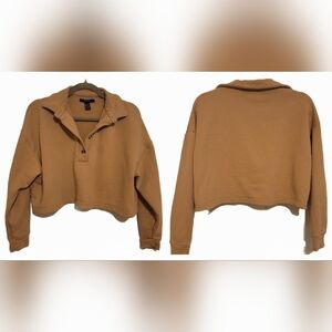 SOLD-Forever 21 Cropped Pullover Sweatshirt